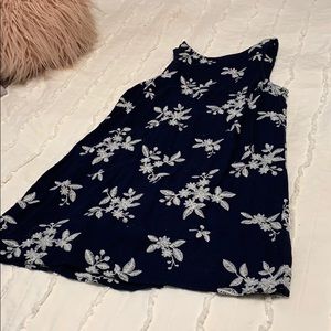 Aeropostale Navy Floral Mini Dress